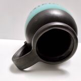 Black and Teal Fat Lava Ceramic Vase Multi-Color 484-30 Scheurich WGP