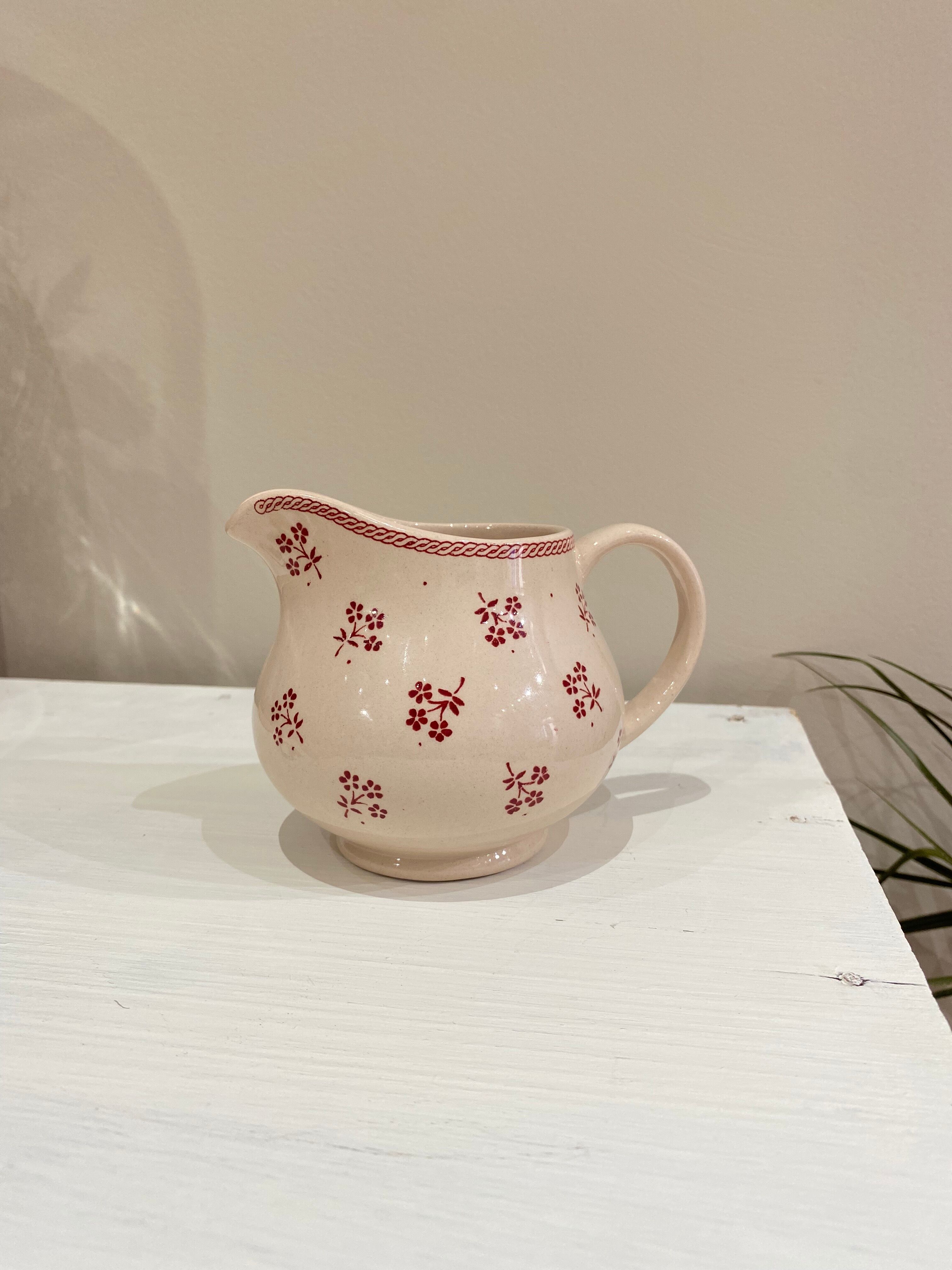 Milk pot johnson brothers pink flowers