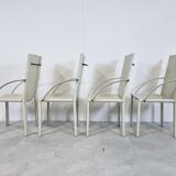 Carlo bartoli dining chairs for matteo grassi, 1980s