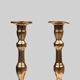 French Candlesticks in Bronze, 1890s, Set of 2