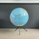 Vintage terrestrial globe Girard and Barrère - 1950s-60s - string base - Ref 1153