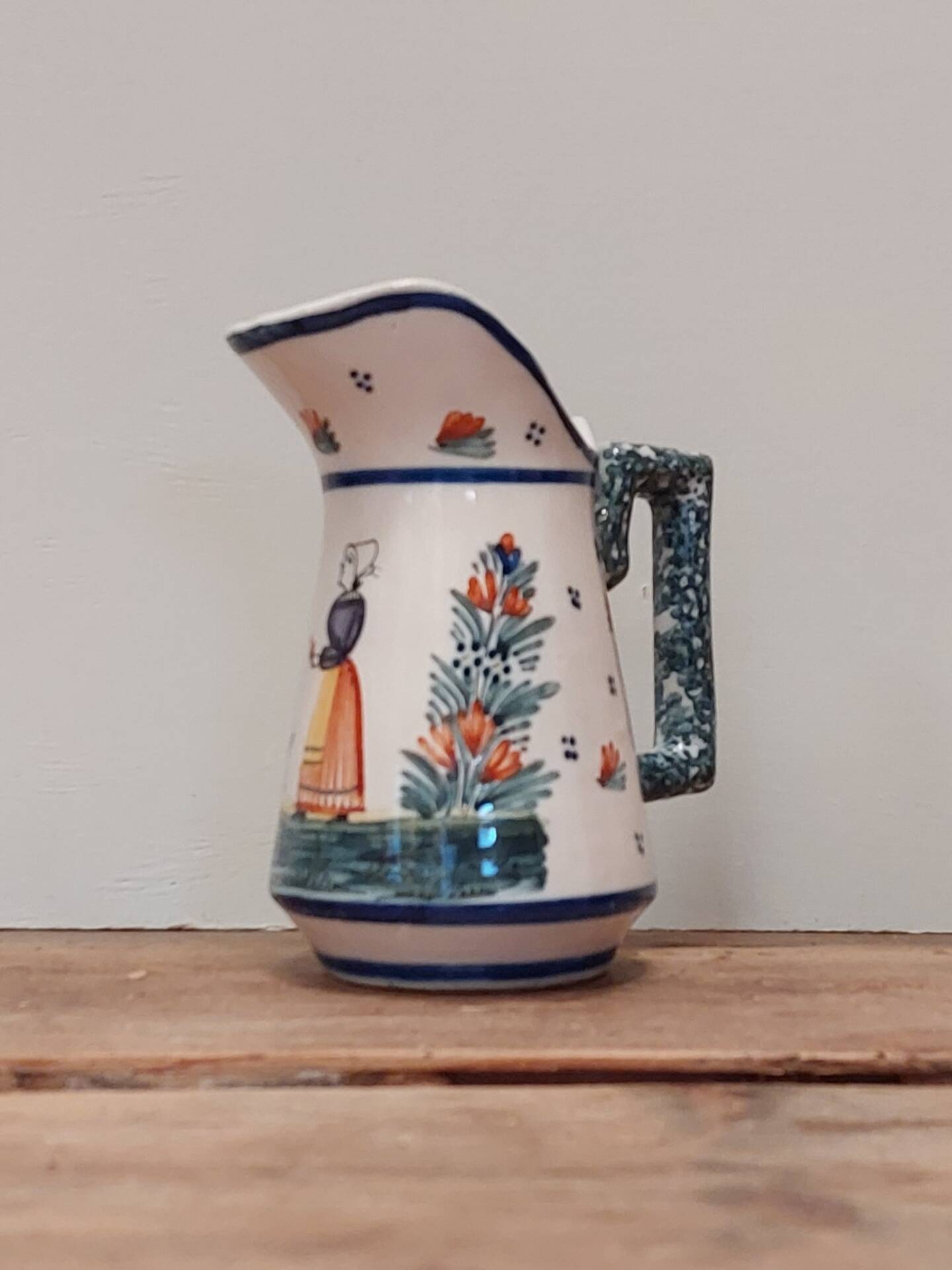 Henriot Quimper milk jug