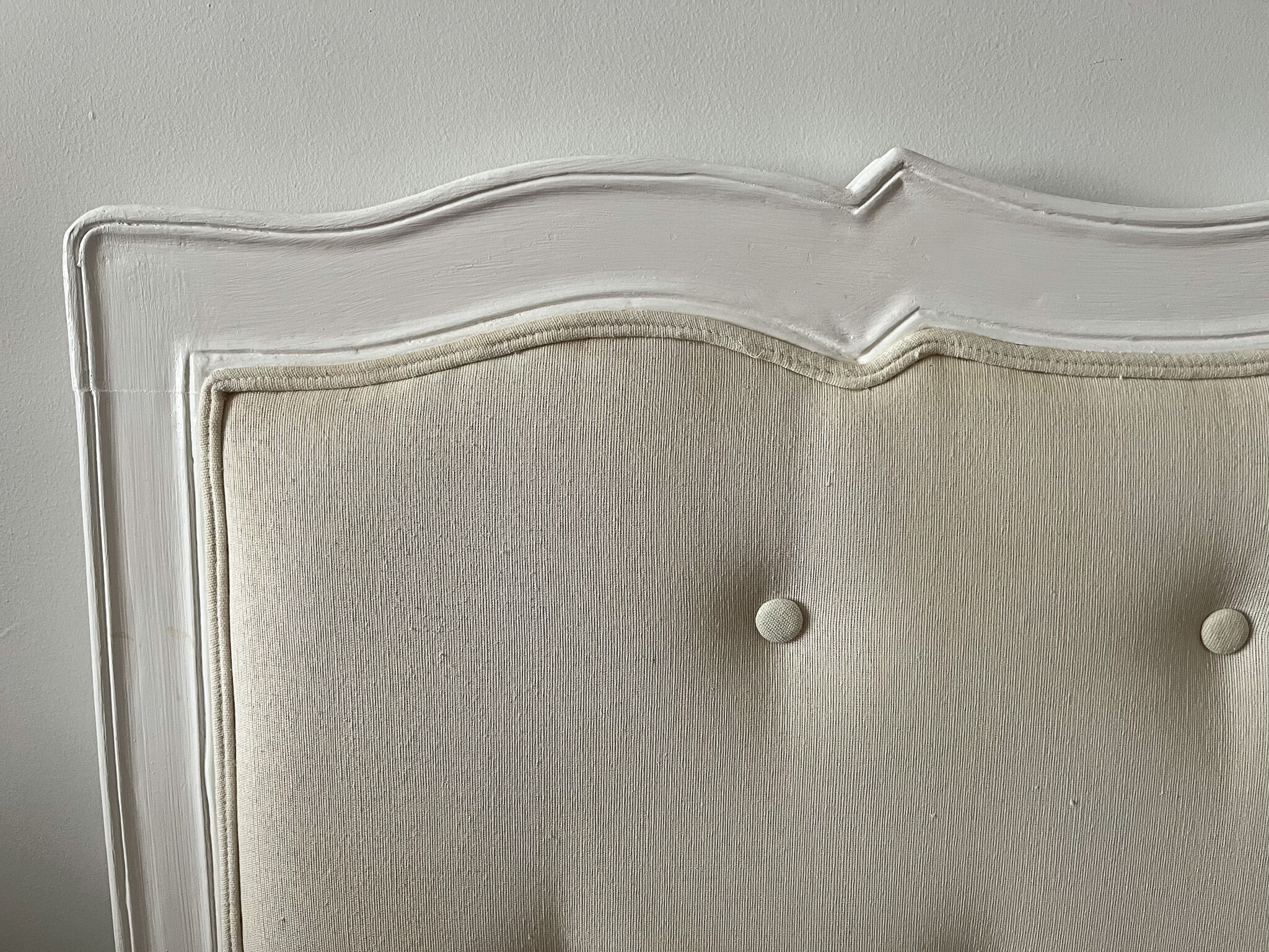 Upholstered wooden headboard
