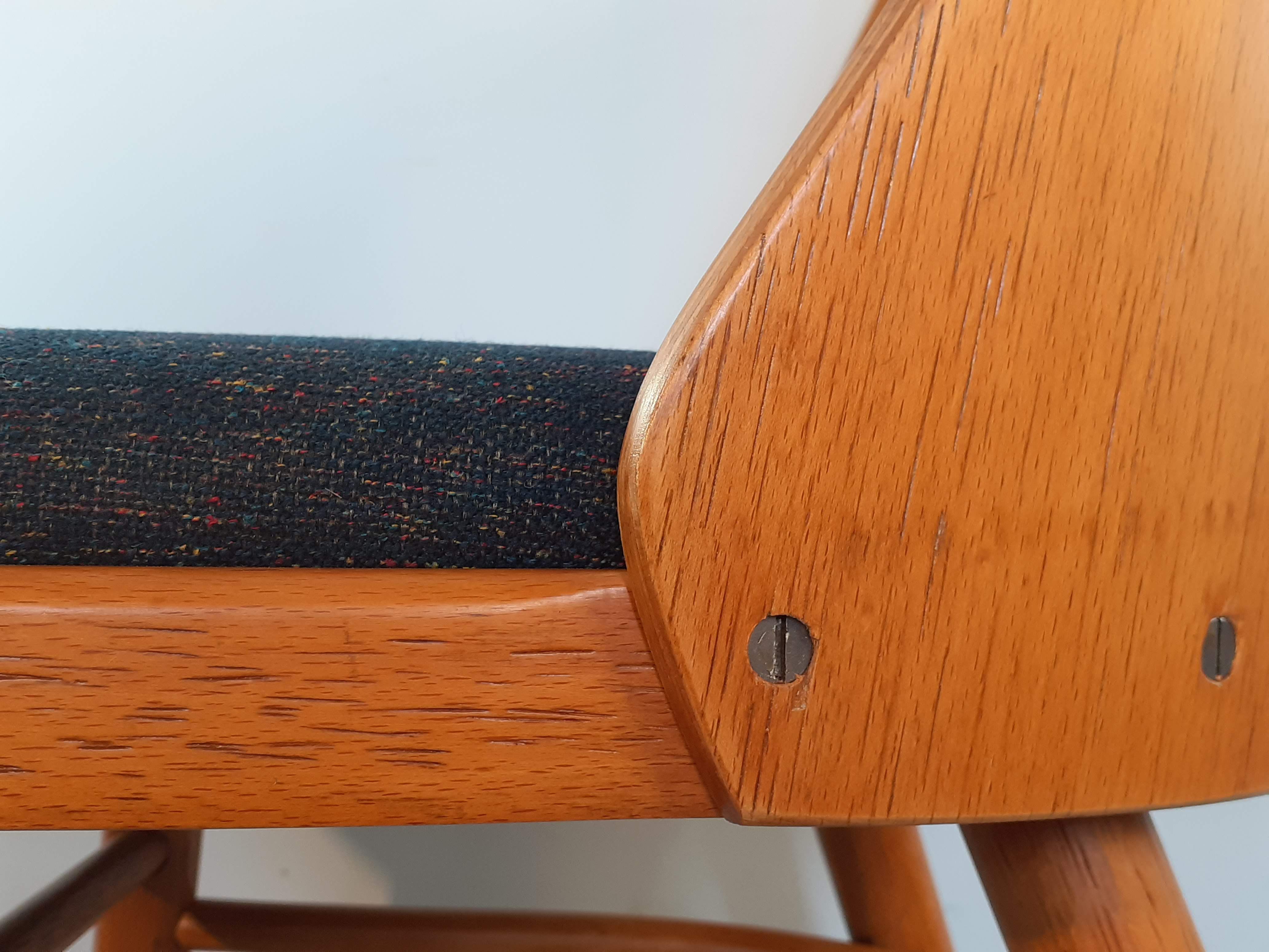 Set of 6 renovated chairs, design Oswald Haerdtl by Ton, Czech, 1960s