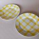 2 Moulin des Loups yellow “Tablecloth” plates