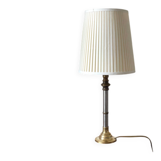 70s Steel and Brass LAMP