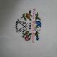 Ceramic salad bowl Old Saint-Amand – floral decoration – very good condition