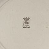 9 assiettes anciennes Longwy, 1930
