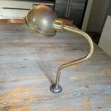 2 industrial brass wall lights - Denmark 70s-80s