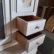 Buffet 2 corps parisien en sapin année 50