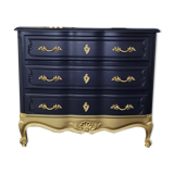 Commode en merisier de style Louis XIV, à 3 tiroirs