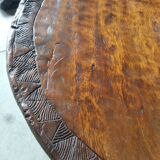 African Brutalist Table