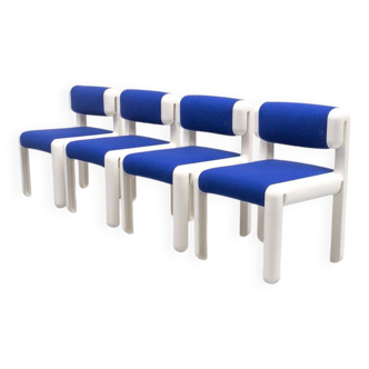 Set of 4 Dining Chairs by Gerd Lange for Fehlbaum 1970s