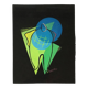 Small cubist painting. France, 1950s.
