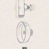 URSULE - Red terracotta - Wall light