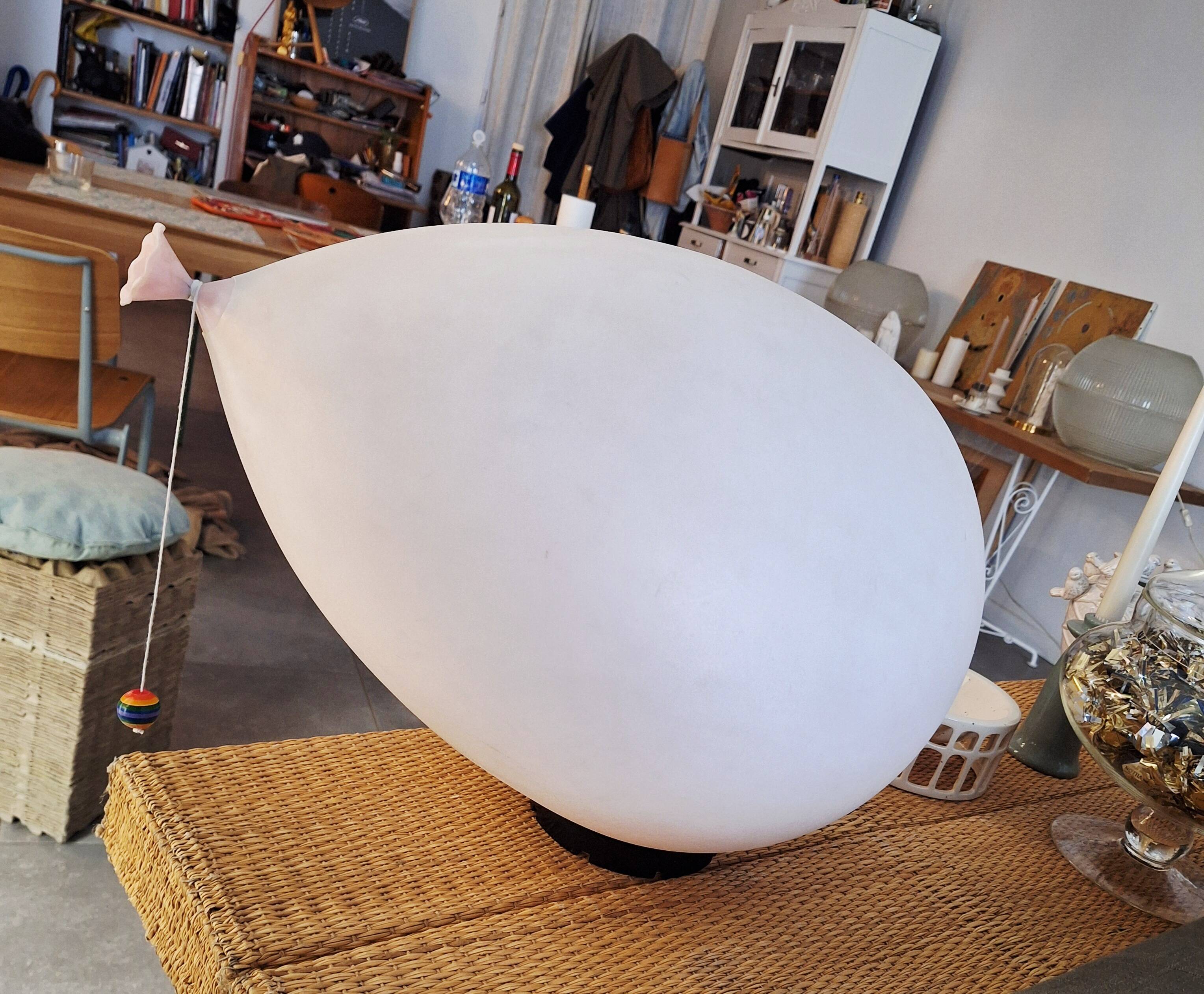 Balloon lamp by Yves Christin for Bulimen Otalie 1980