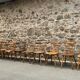 Série de 15 chaises bistrot