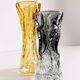 Vases en verre brutaliste des années 1970 par Kurt Wokan, faits à la main en Allemagne