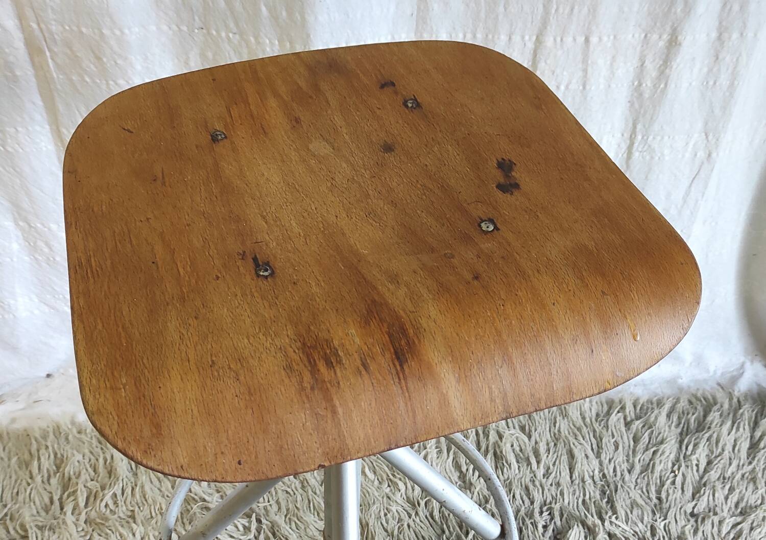 Vintage workshop stool - 50s/60s