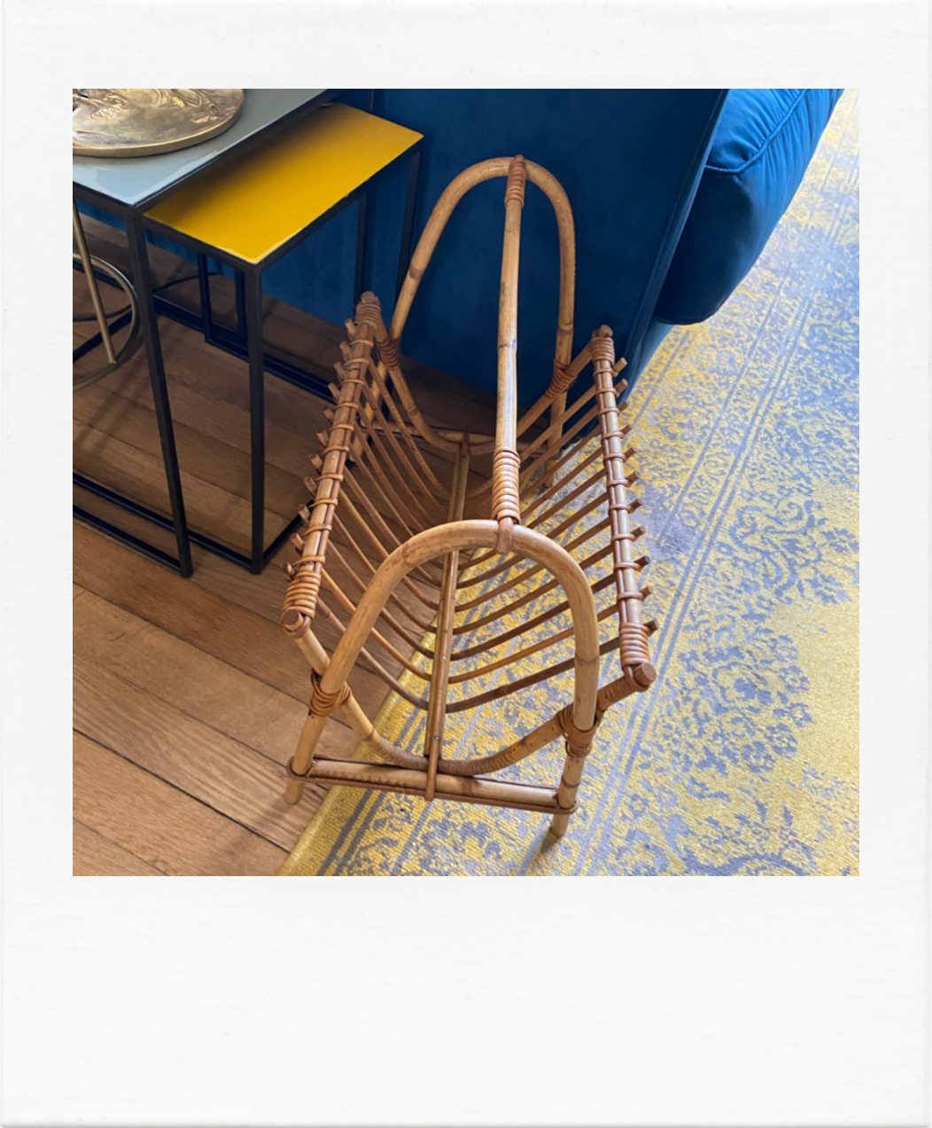 Rattan magazine door