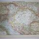 Engraving • Austro-Hungarian Empire, map • Original lithograph from 1898