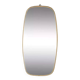 Rear view mirror and free form from the 50s - 60s on chrome frame