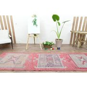 1970s Turkish Oushak Handmade Wool Cotton Brown Area Rug 90x320