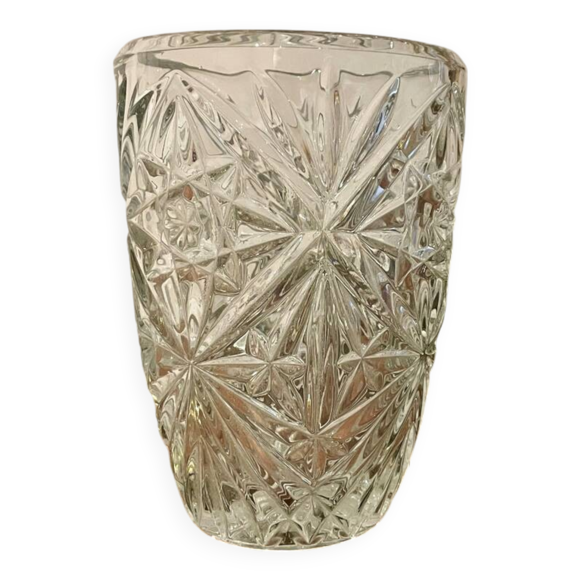 Vintage transparent vase