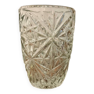 Vase transparent vintage