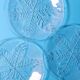Set of 3 Vintage Kosta Boda Glass Plates / Scandinavian Leaf Design / 1975