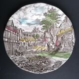 6 Wedgwood old English village dinner plates