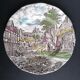 6 Wedgwood old English village dinner plates