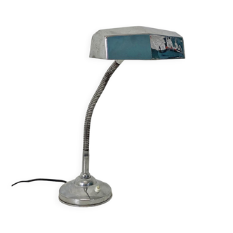 Lampe de bureau chromée vintage 50's