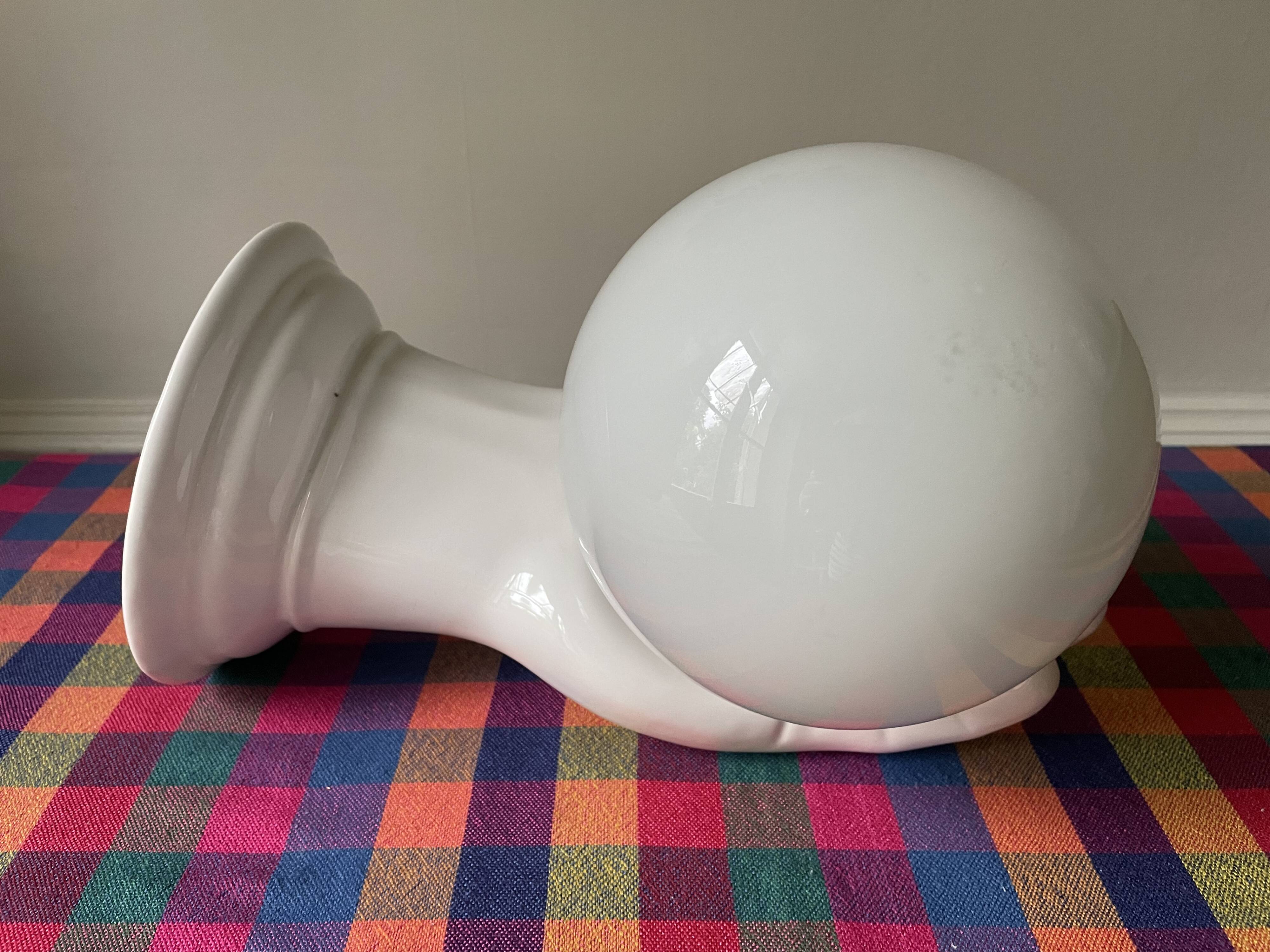 70s ceramic hand wall light