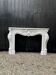 Imposing louis xv style fireplace in white carrara marble circa 1880