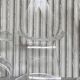 Ensemble rare de 4 chaises sculpturales en Lucite par Michel Dumas