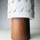 Teak And Perforated Metal Table Lamp By Hans-Agne Jakobsson For Asea, Sweden 1960S