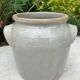 Light grey ceramic jar