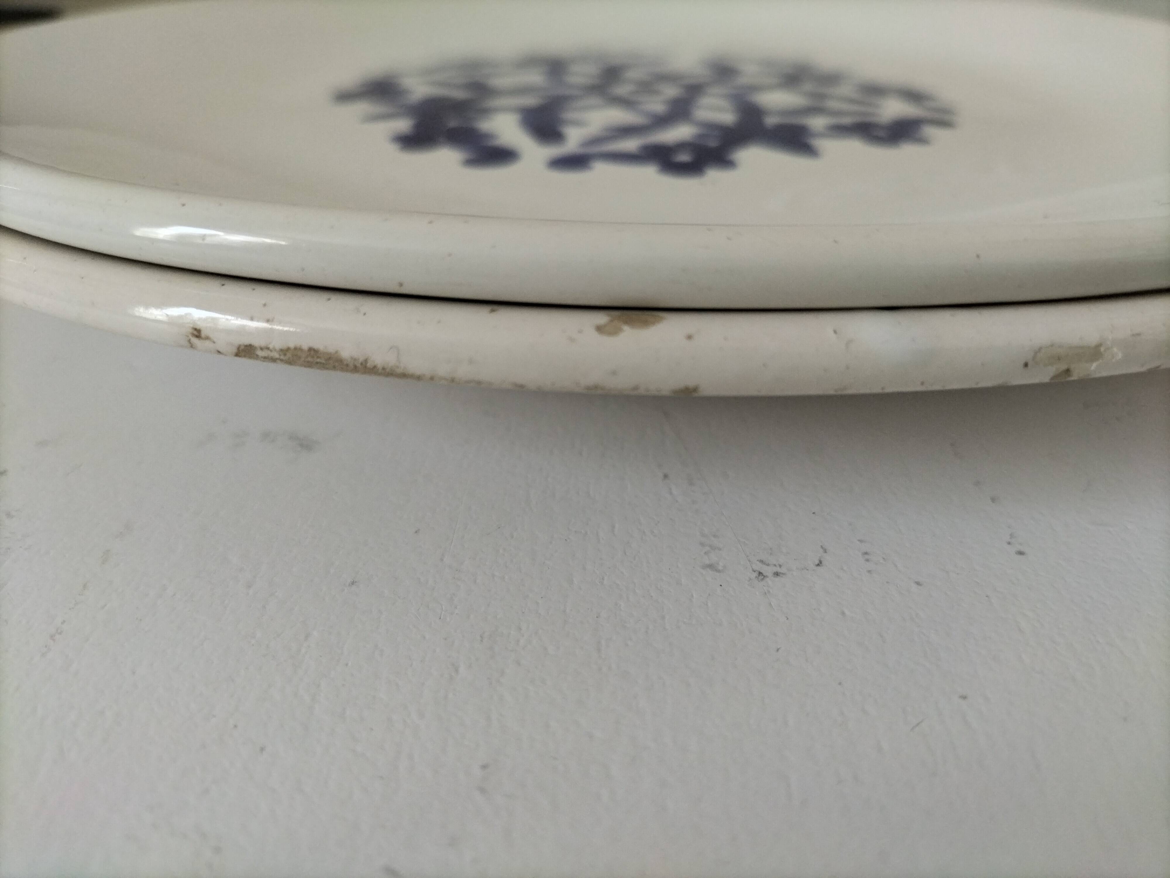 Pair of antique plates from Kharraz Nabeul, 1920s-1940s