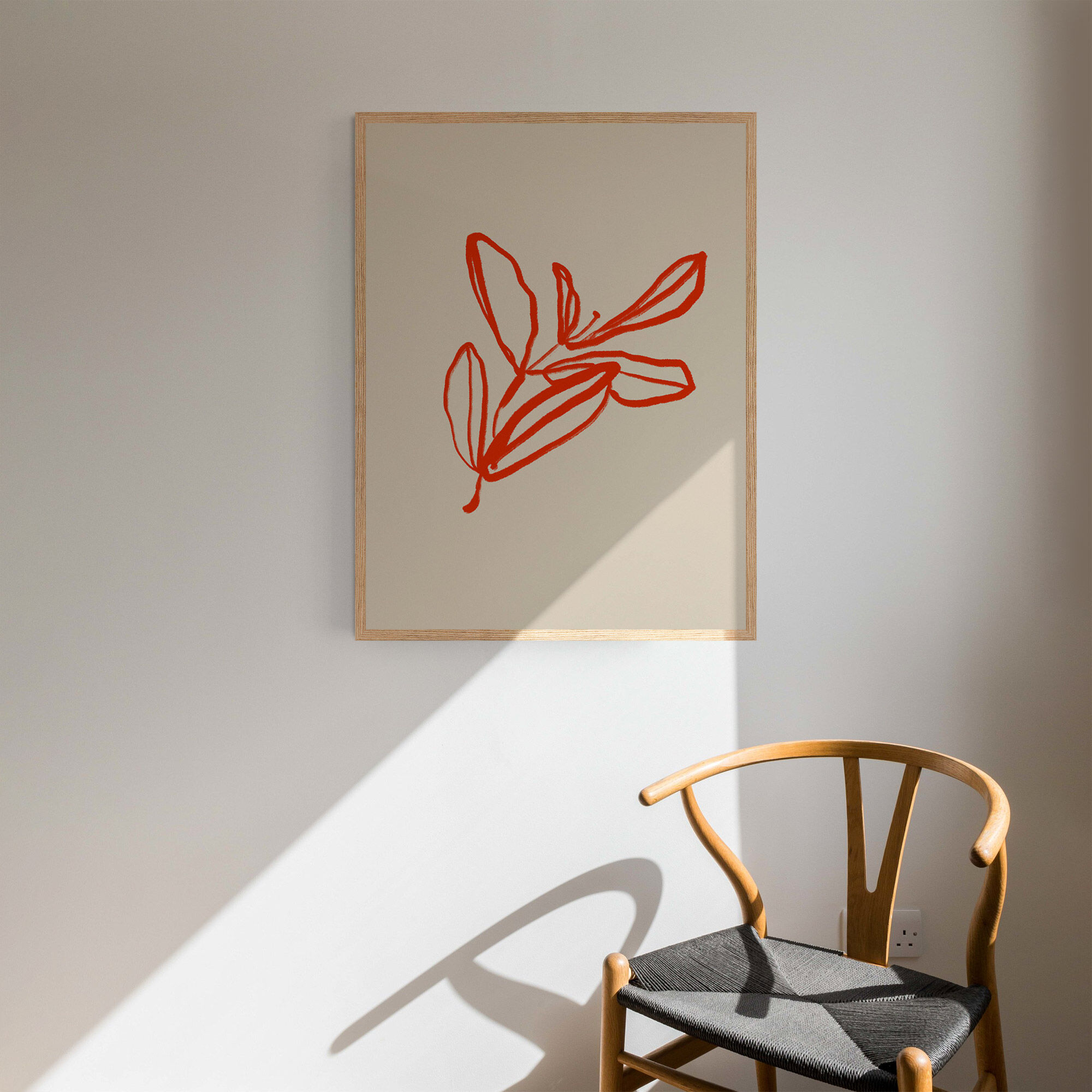 Botanical illustration giclee print, 50x70