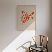 Botanical illustration giclee print, 50x70