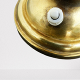 Pink clichy glass bedside lamp