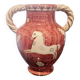 Vintage Italian ceramic handcrafted vase