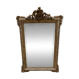 Large antique mirror in Louis XV style