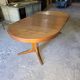 Table extensible Baumann en teck des années 60, (2 rallonges)