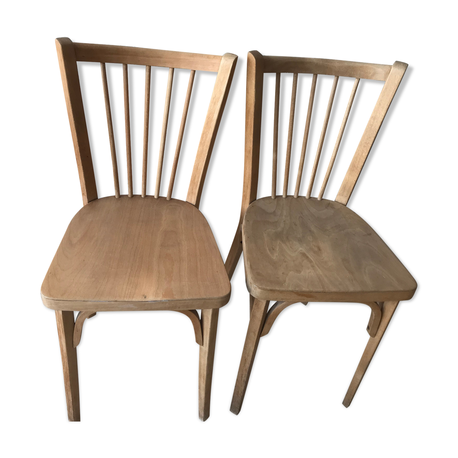 Paire de chaises Baumann vintage