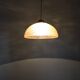 1970s Glass Pendant Light , Italy