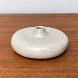 Postmodern minimalist ceramic vase in an organic shape by Asa Selection, 1980s.