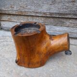 Cendrier en bois vintage