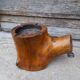 Cendrier en bois vintage